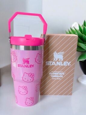 Hot Pink Hello 20 Oz Stanley